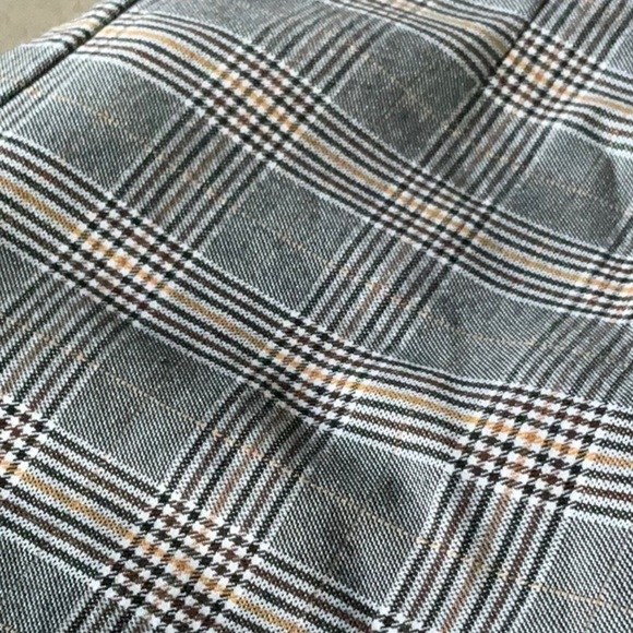 Zara Side Zip Plaid Leggings - Picture 3 of 4